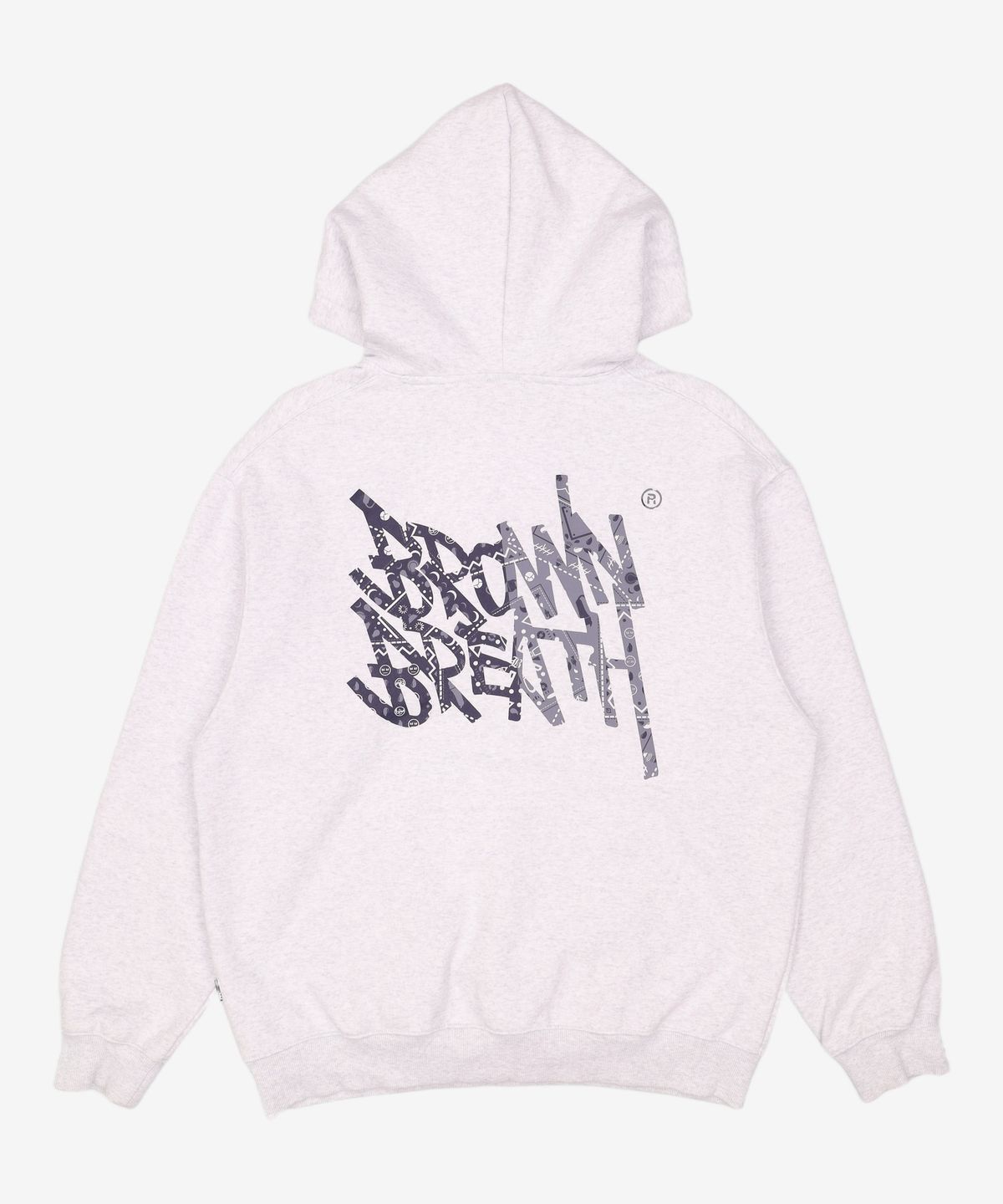 브라운브레스(BROWNBREATH) PAISLEY TAG HOODIE - ASH L