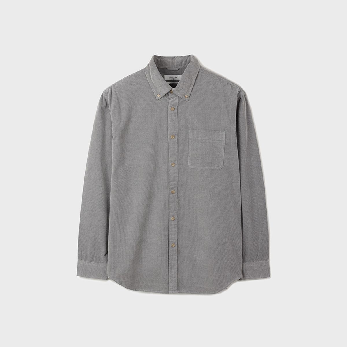에디션(EDITION) 남성 코듀로이 솔리드 셔츠_NEG4WC1931GR
