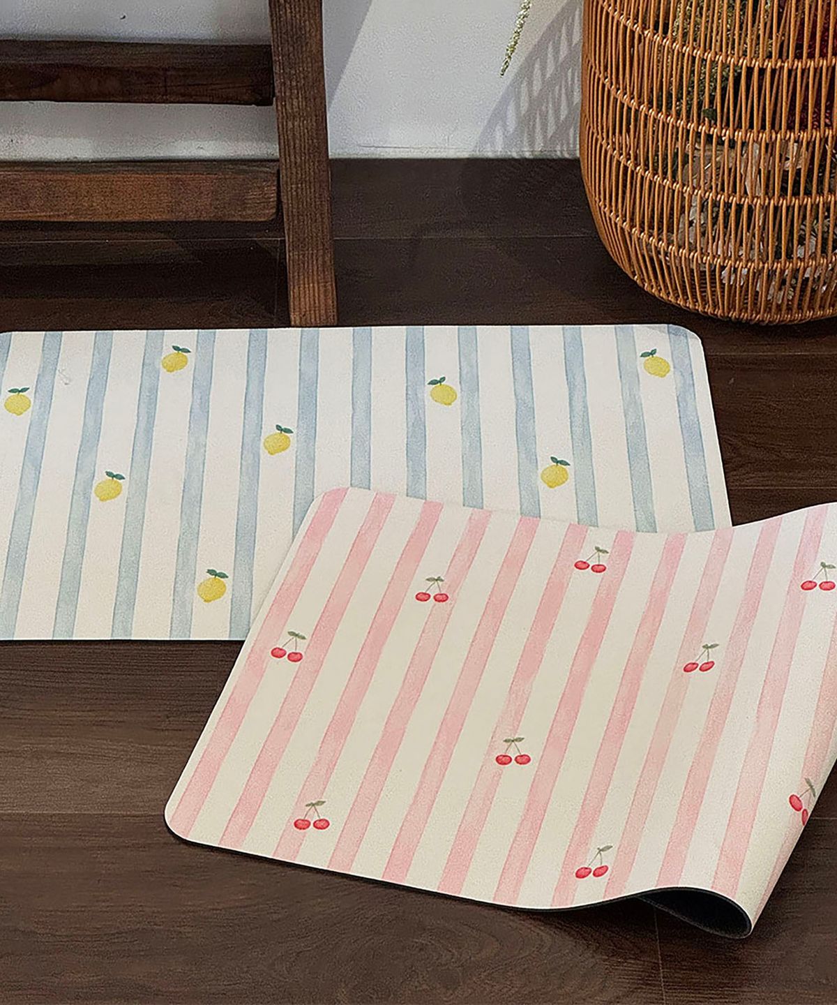 포시즌데코(4SEASONDECO) 피크닉 과일 규조토 발매트