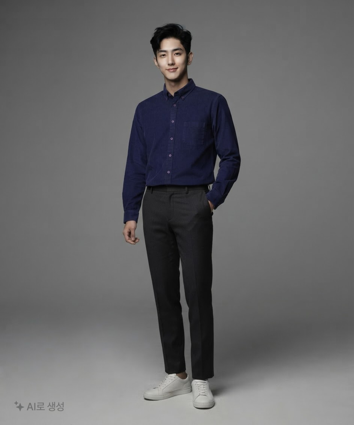 무신사 스탠다드(MUSINSA STANDARD) 베이식 코듀로이 셔츠 L