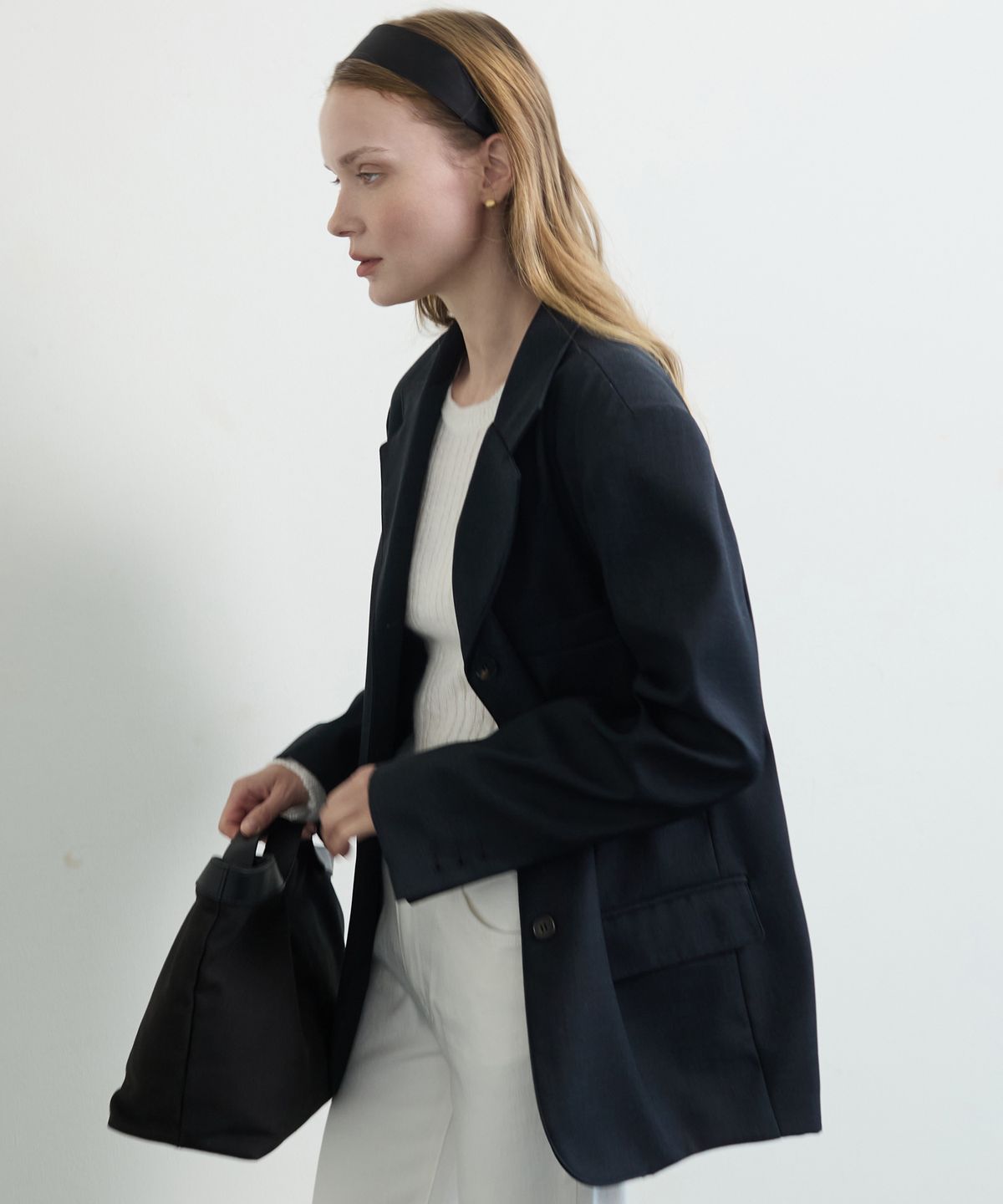 누토프(NUTOFFE) Classic Wool Jacket_Dark Gray