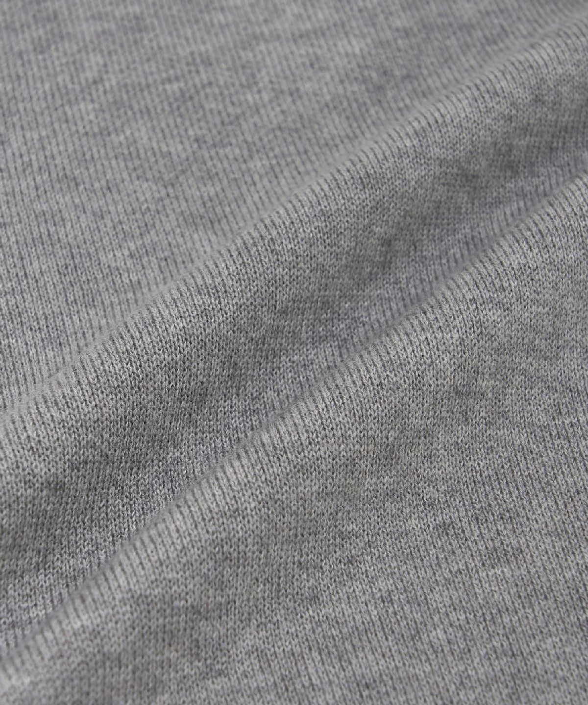 엠엘비(MLB) 베이직 스몰 레터링 반집업 스웨터 풀오버 CHW (Melange Grey)