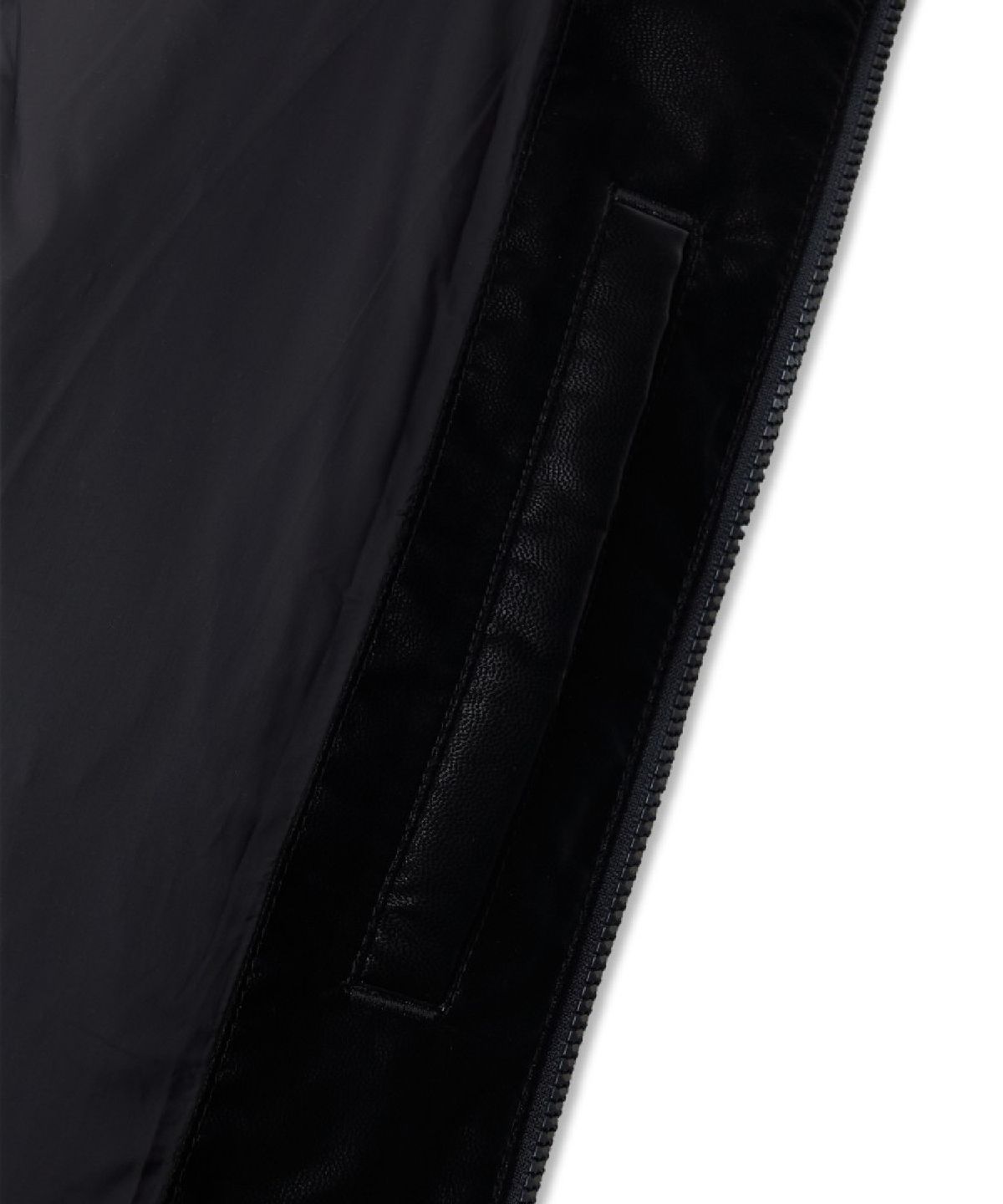 엠엘비(MLB) 여성 매트 유광 크롭패딩 LA (Black)