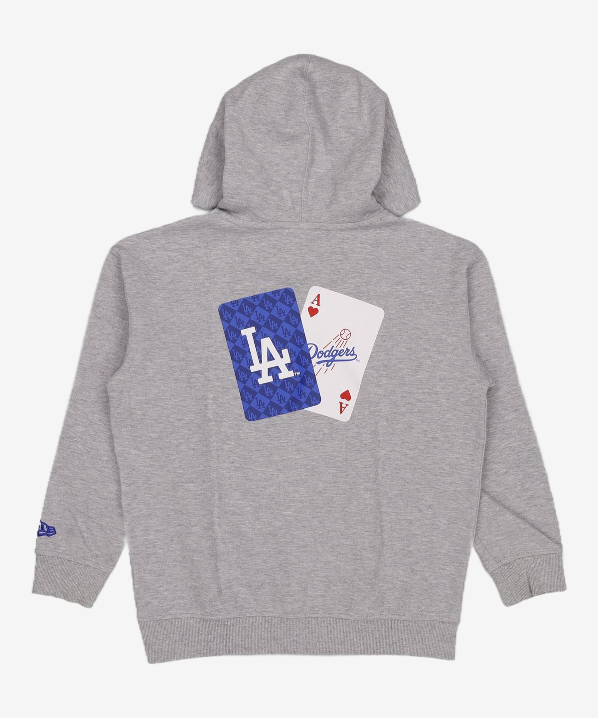뉴에라키즈(NEW ERA KIDS) MLB 에이스 카드 LA 다저스 후드 헤더 그레이 13371364 150