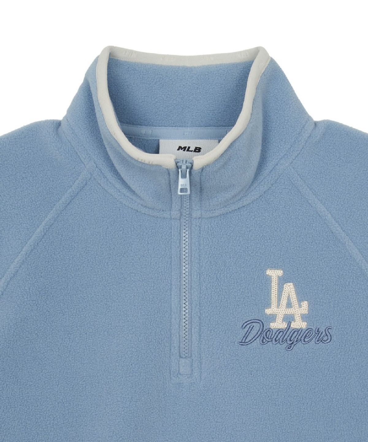 엠엘비(MLB) 여성 베이직 스포티브 플리스 반집업 맨투맨 LA (L.Blue)