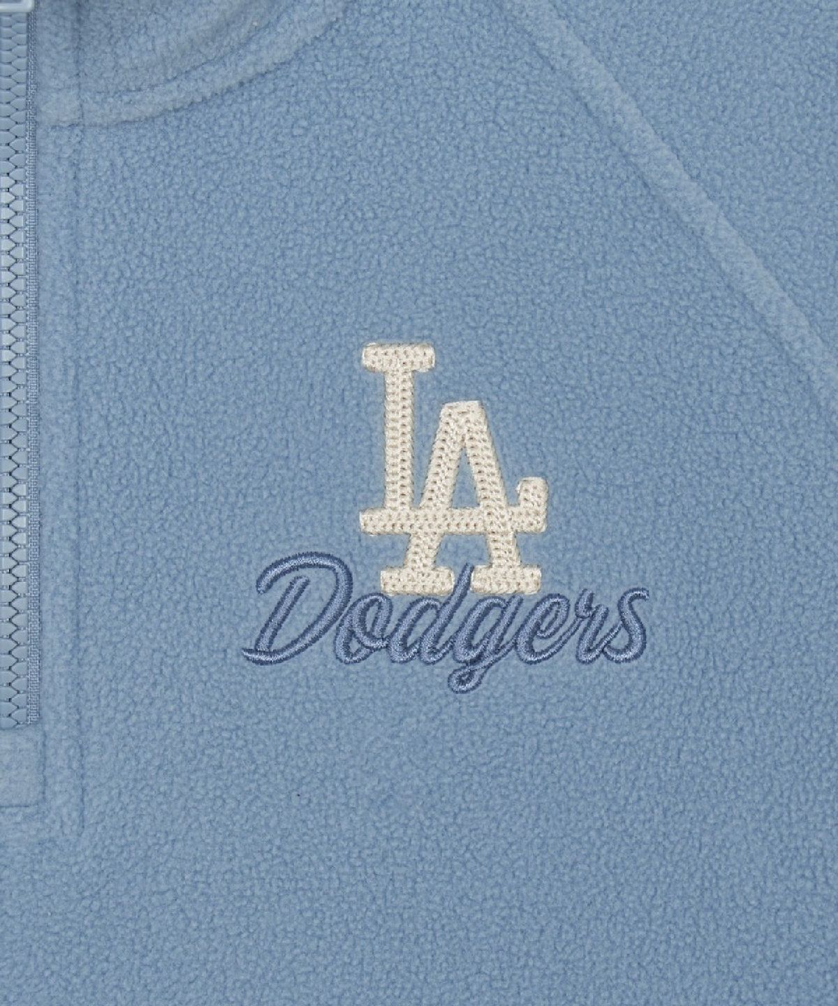 엠엘비(MLB) 여성 베이직 스포티브 플리스 반집업 맨투맨 LA (L.Blue)