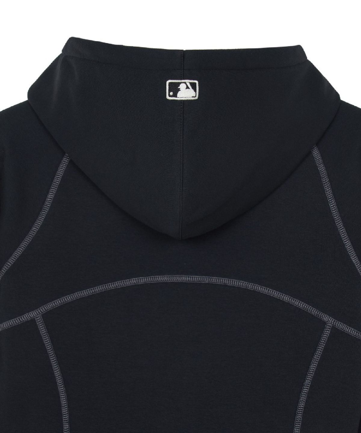 엠엘비(MLB) 여성 베이직 스포티브 절개 기모 후드집업 LA (Black)