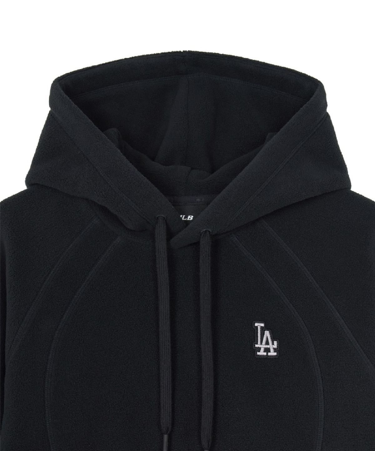 엠엘비(MLB) 여성 베이직 스포티브 플리스 크롭 후드티 LA (Black)