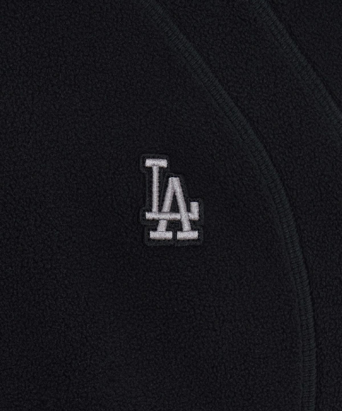 엠엘비(MLB) 여성 베이직 스포티브 플리스 크롭 후드티 LA (Black)