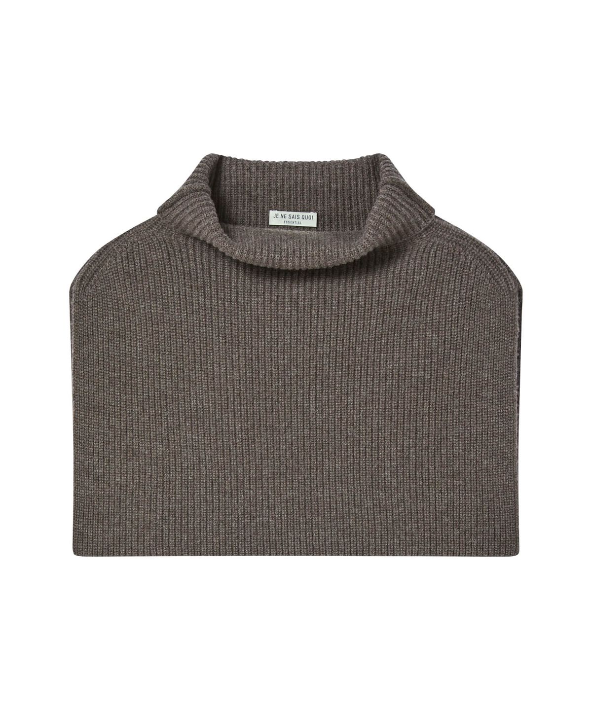 주느세콰(JE NE SAIS QUOI) [10 cashmere] 캐시미어 블렌드 넥워머_멜란지브라운