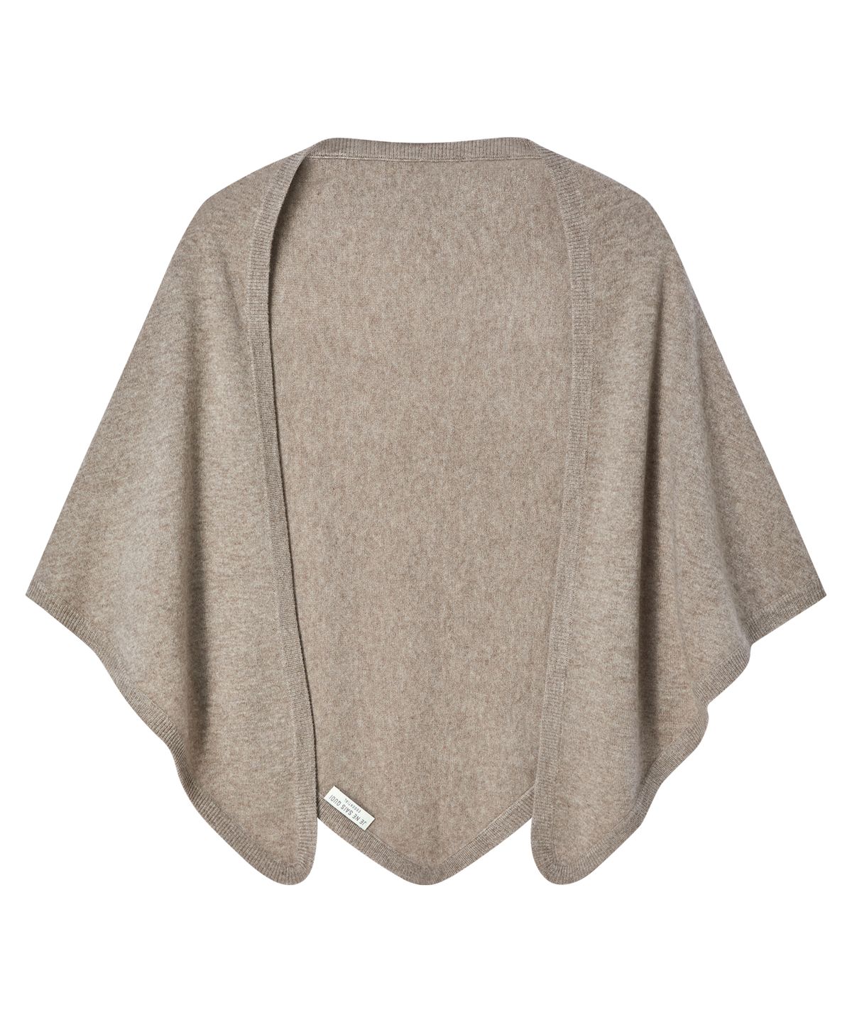 주느세콰(JE NE SAIS QUOI) [10 cashmere] 포시즌 캐시미어 삼각숄 머플러_멜란지베이지