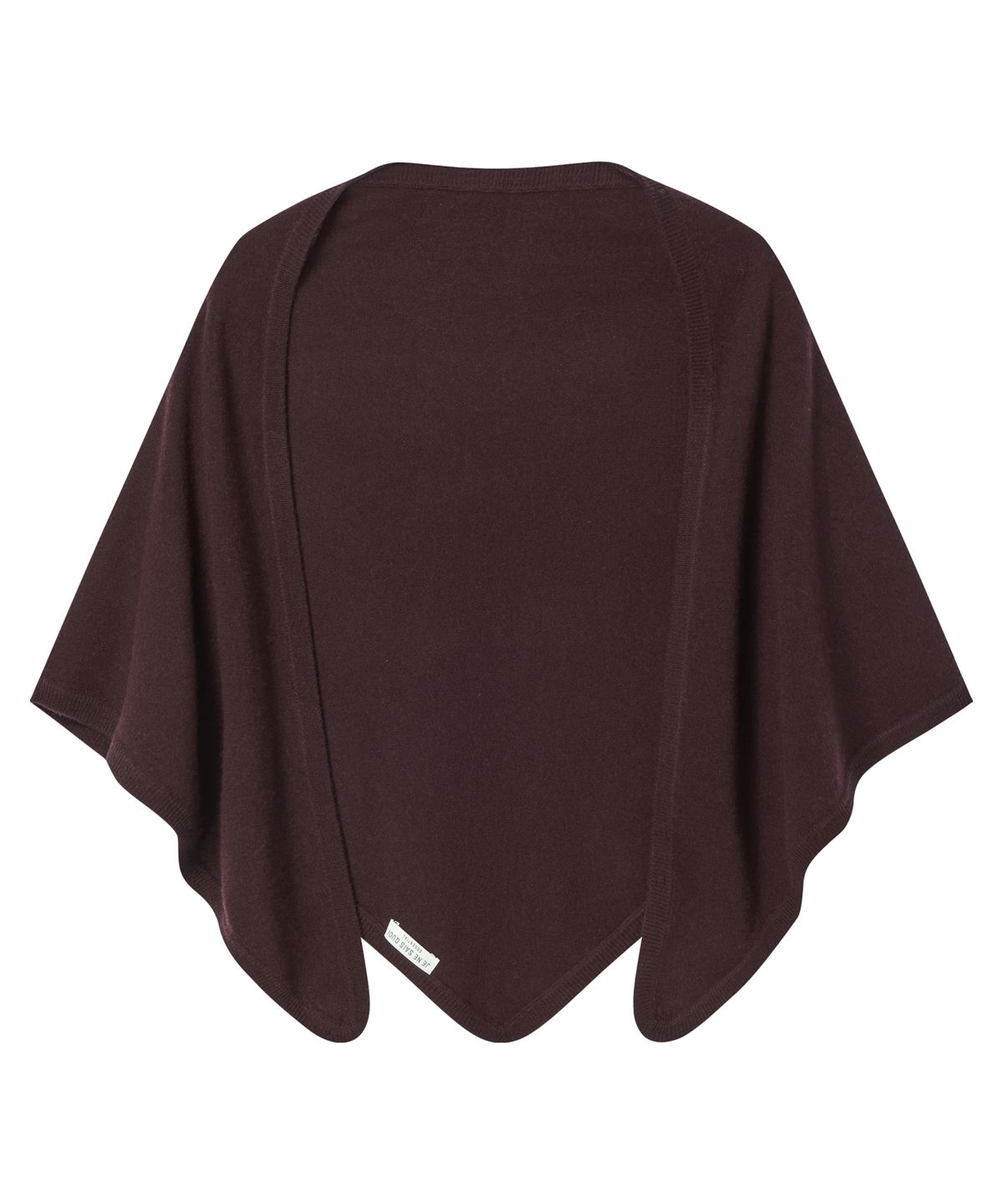 주느세콰(JE NE SAIS QUOI) [10 cashmere] 포시즌 캐시미어 삼각숄 머플러_다크초콜릿