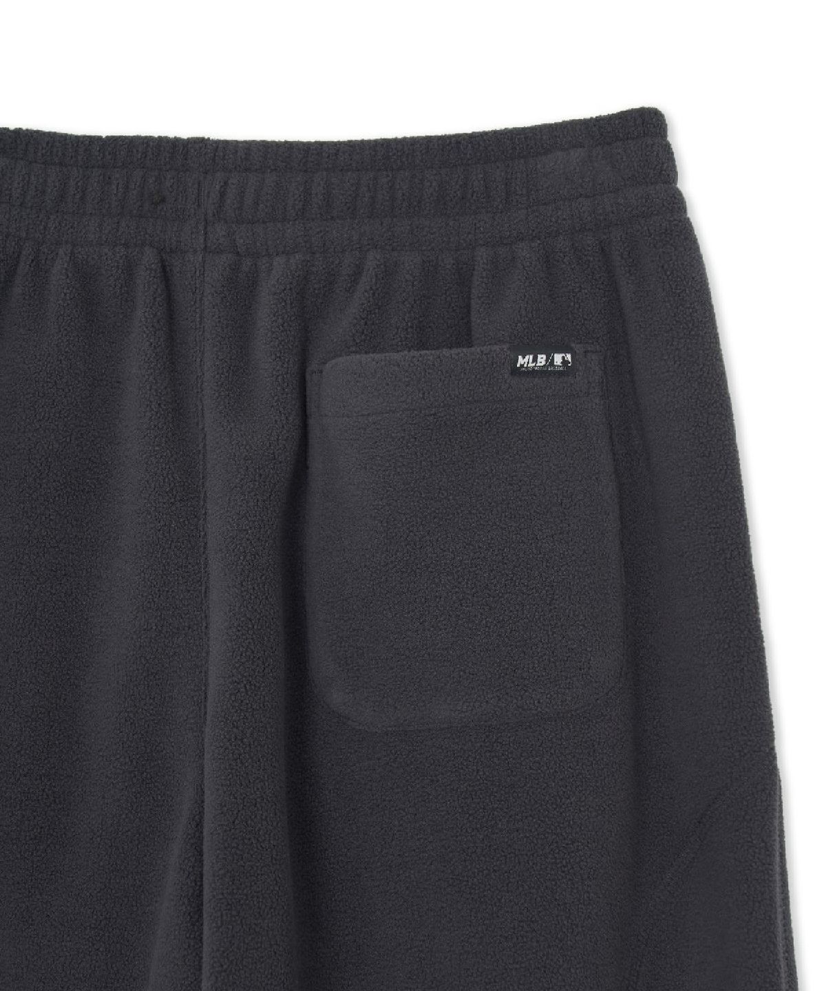 엠엘비(MLB) 베이직 스몰로고 플리스 스티치 와이드 팬츠 LA (D.Charcoal Grey)