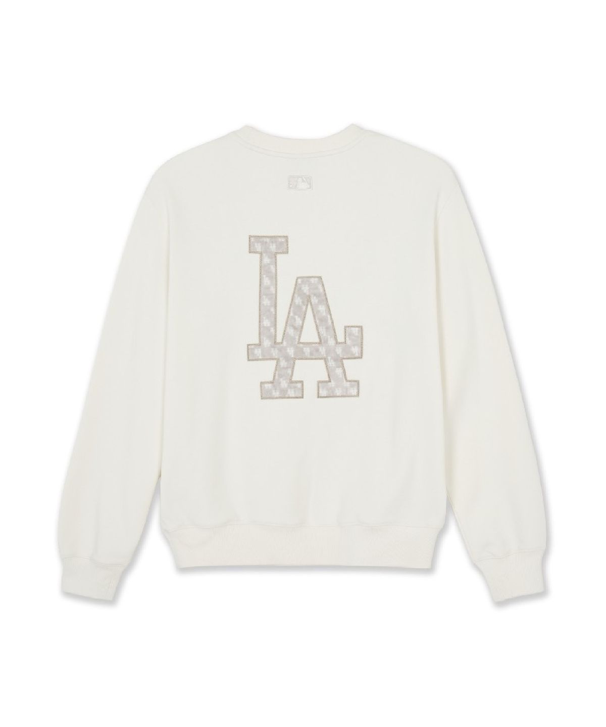 엠엘비(MLB) 모노그램 빈티지 빅럭스 기모 맨투맨 LA (Cream)