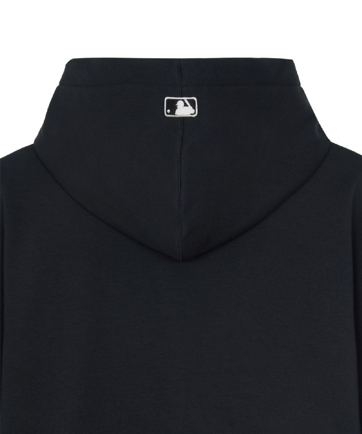 엠엘비(MLB) 베이직 스몰로고 기모 후드티 NY (Black)