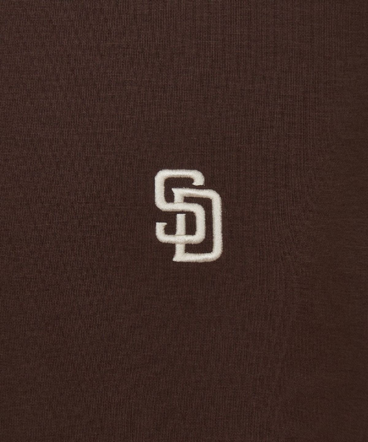 엠엘비(MLB) 베이직 스몰로고 기모 후드티 SD (D.Brown)