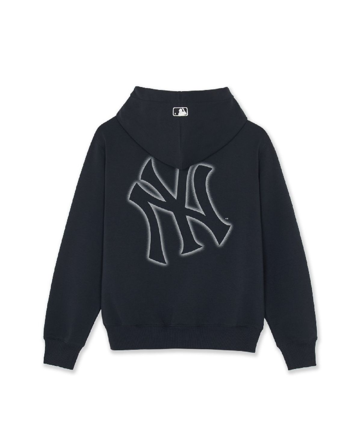 엠엘비(MLB) 베이직 스트릿 메가로고 기모 후드티 NY (Black)