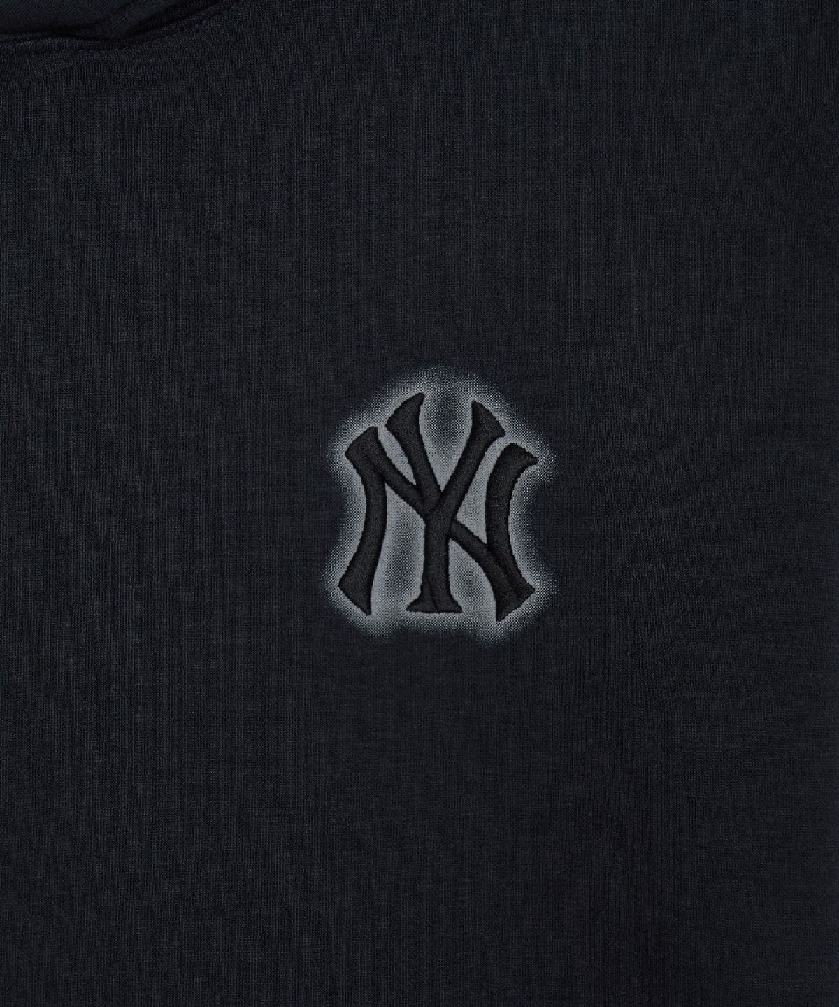엠엘비(MLB) 베이직 스트릿 메가로고 기모 후드티 NY (Black)