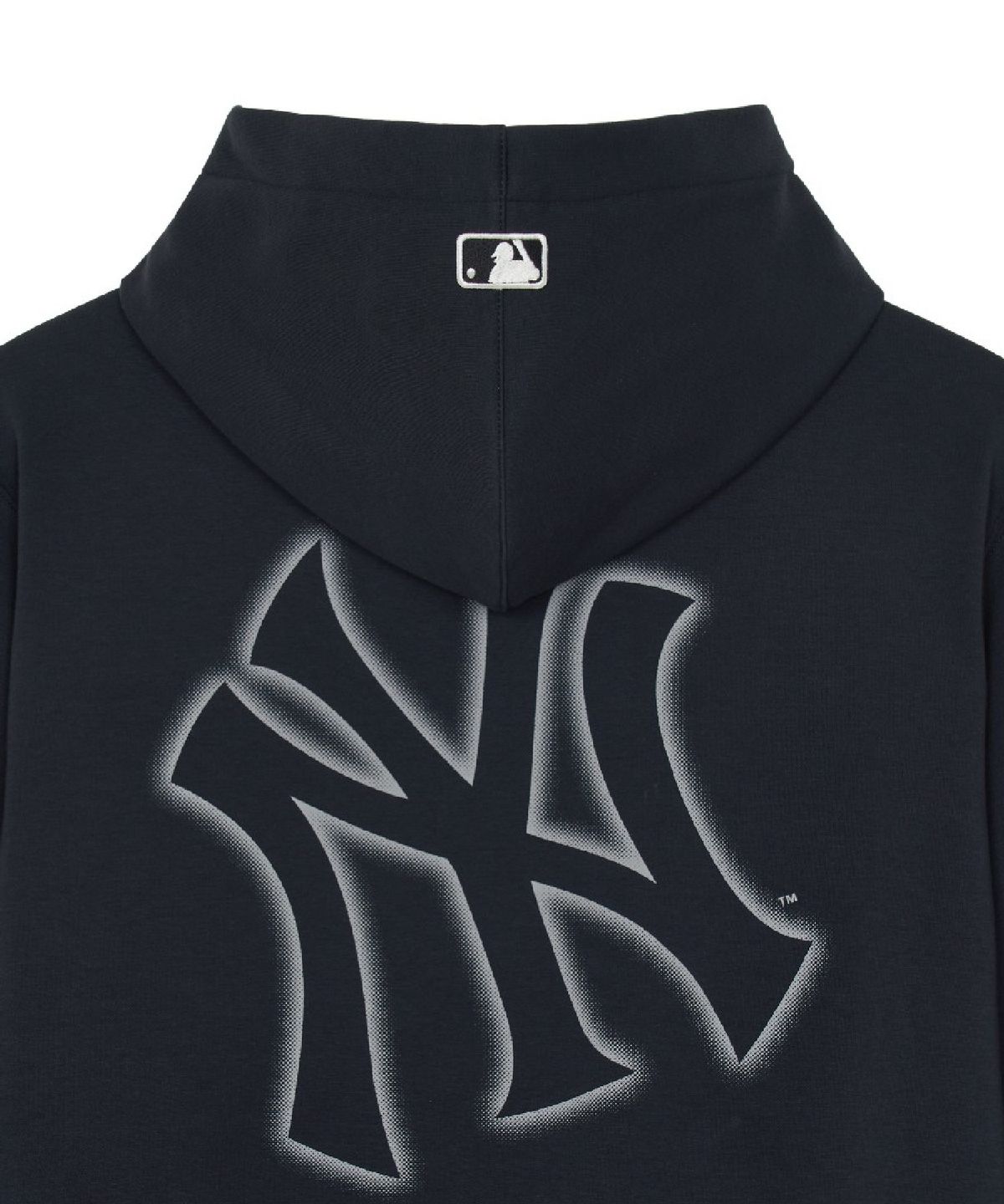 엠엘비(MLB) 베이직 스트릿 메가로고 기모 후드티 NY (Black)