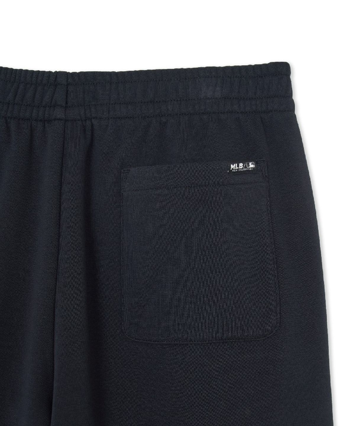 엠엘비(MLB) 베이직 스몰로고 기모 와이드 팬츠 NY (Black)