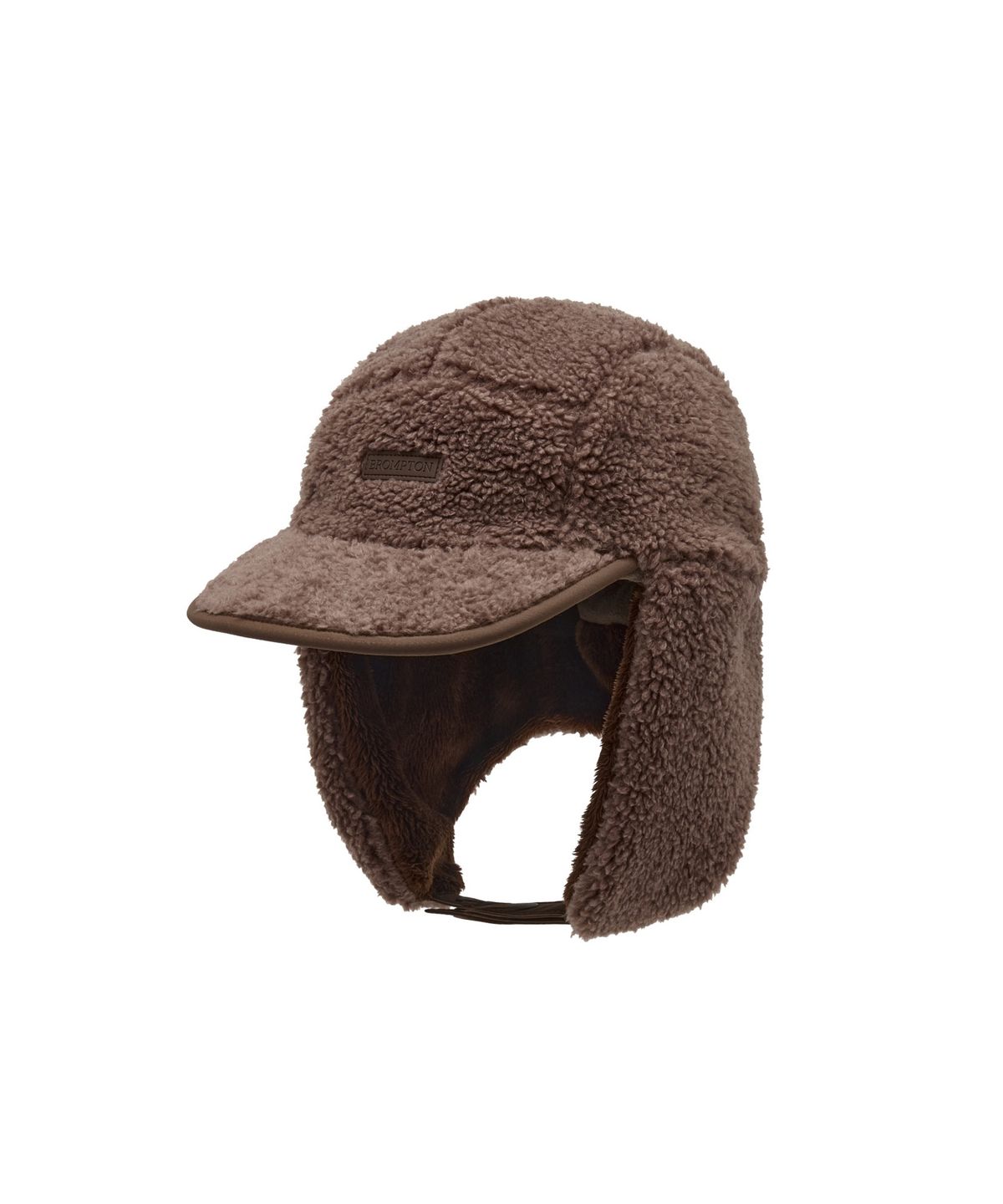 브롬톤 런던(BROMPTON LONDON) FLEECE EAR FLAP CAP - BROWN (P265AHA126)