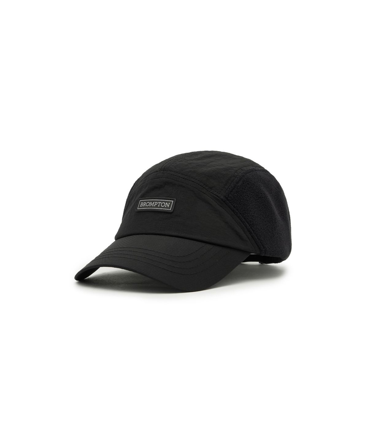 브롬톤 런던(BROMPTON LONDON) SIDE FLEECE CAMP CAP - BLACK (P264AHA123)
