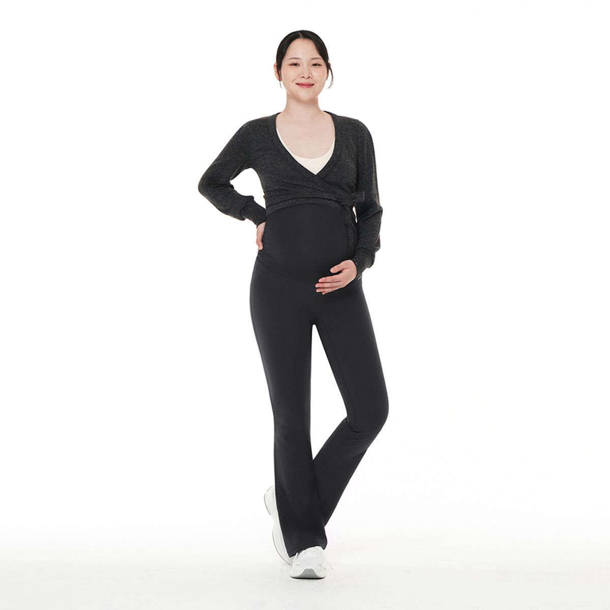안다르(ANDAR) 릴레어 기모 임부 부츠컷 레깅스