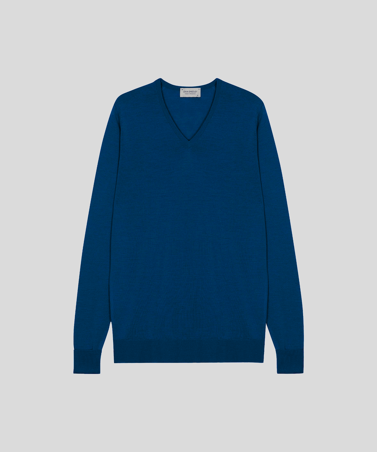 존 스메들리(JOHN SMEDLEY) BOBBY Extra Fine Merino Wool Easy Fit V-Neck Pullover Heritage 8 Colors