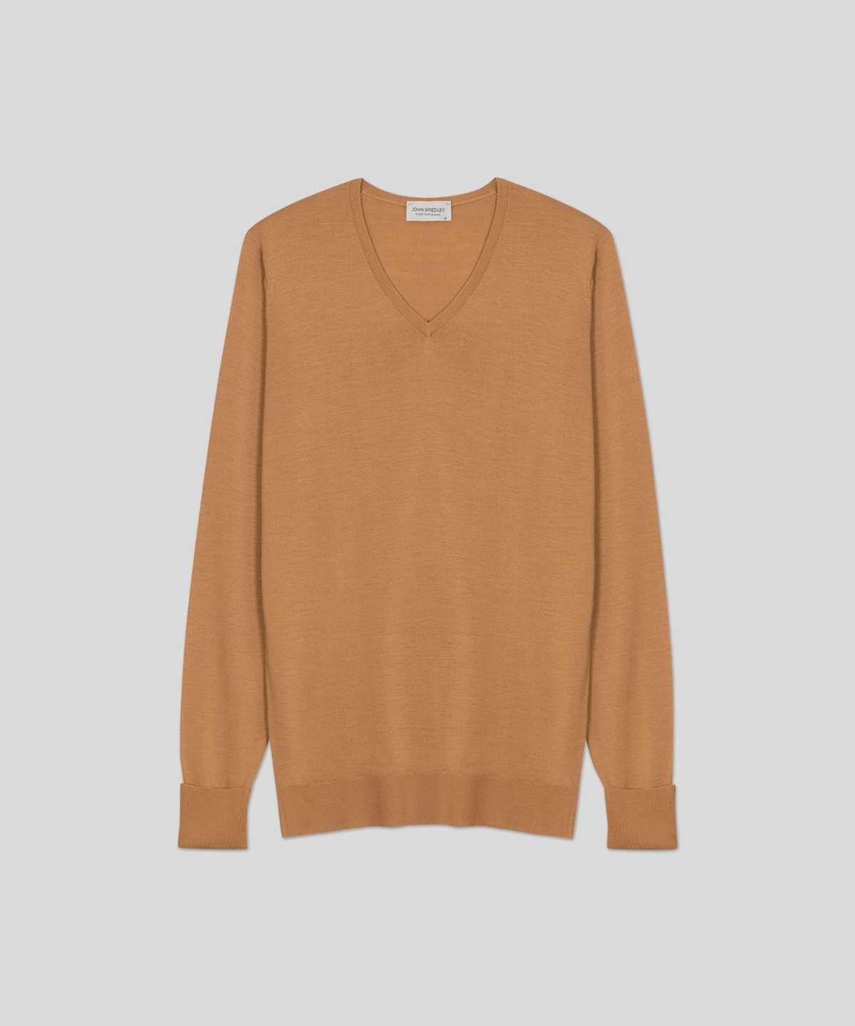 존 스메들리(JOHN SMEDLEY) BOBBY Extra Fine Merino Wool Easy Fit V-Neck Pullover Heritage 8 Colors