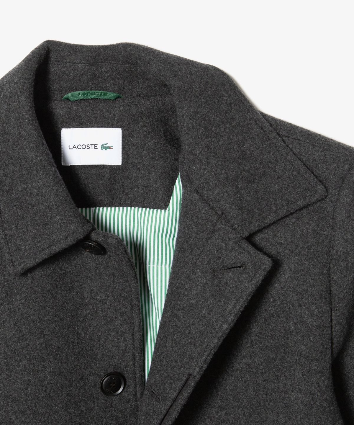 라코스테(LACOSTE) 남성 울/캐시미어 발마칸 코트 BH612E-56N EL6