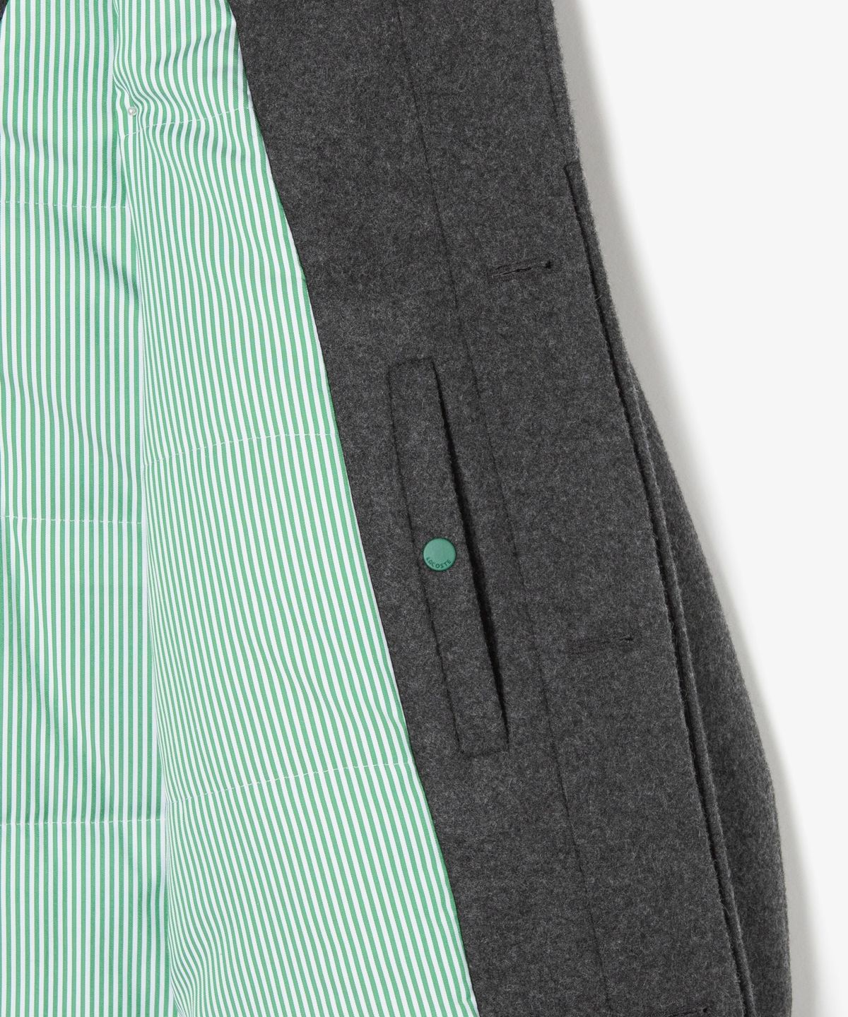 라코스테(LACOSTE) 남성 울/캐시미어 발마칸 코트 BH612E-56N EL6