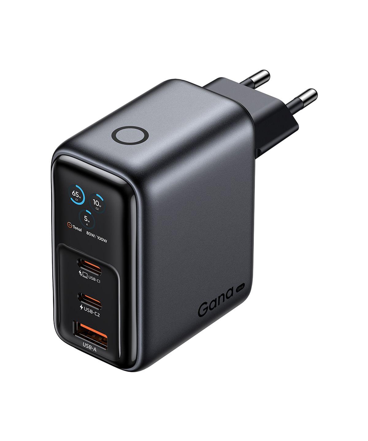 맥도도(MCDODO) GaN 100W 스마트 디스플레이 초고속 3포트 멀티충전기 CH065