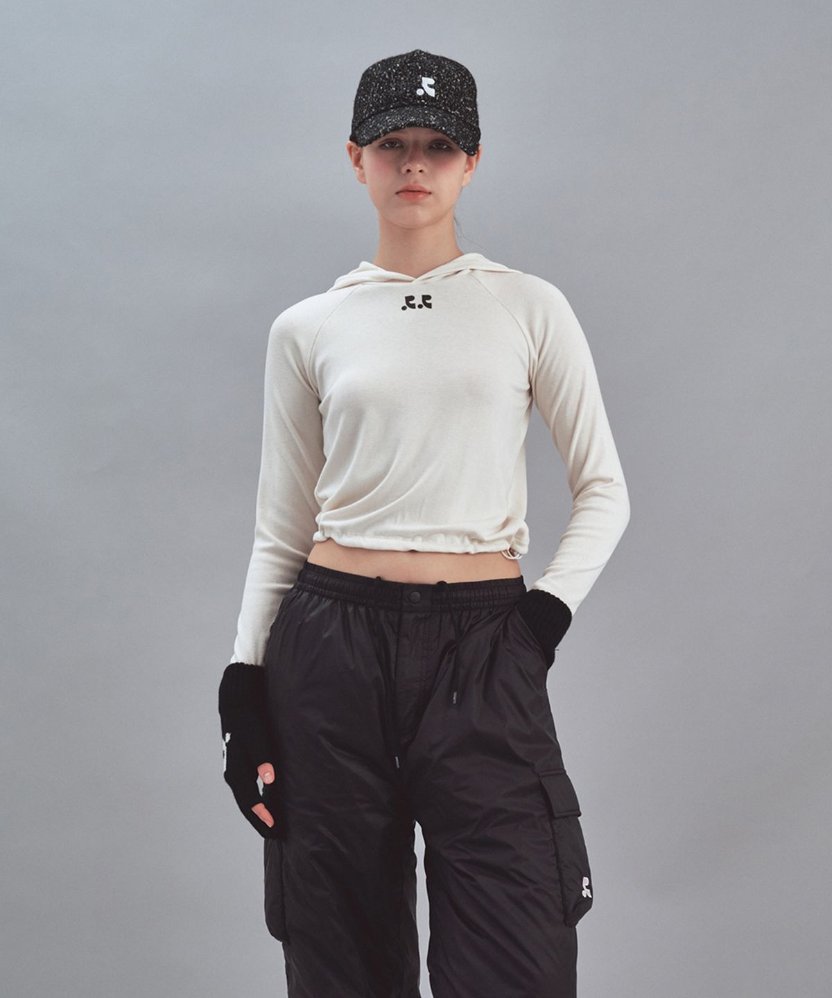 레스트앤레크레이션(REST&RECREATION) KNIT TIE CAP - BLACK