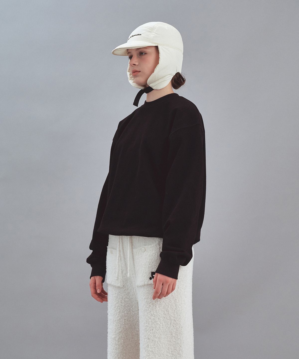 레스트앤레크레이션(REST&RECREATION) PADDING TRAPPER HAT - IVORY