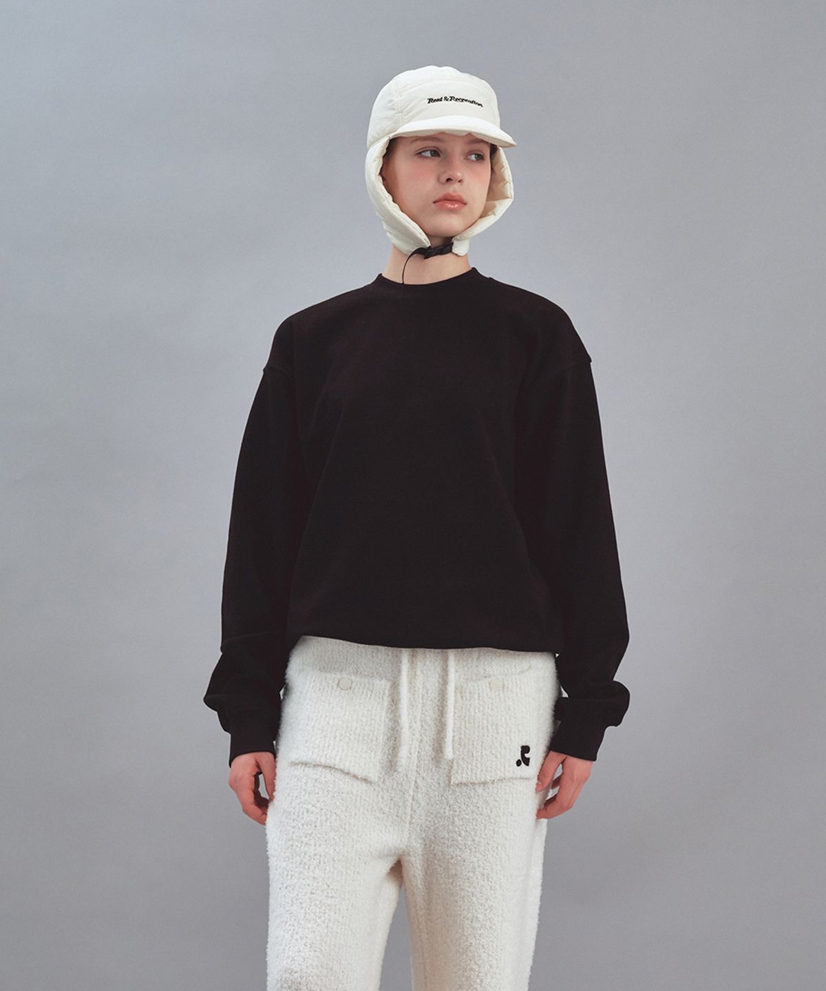레스트앤레크레이션(REST&RECREATION) PADDING TRAPPER HAT - IVORY
