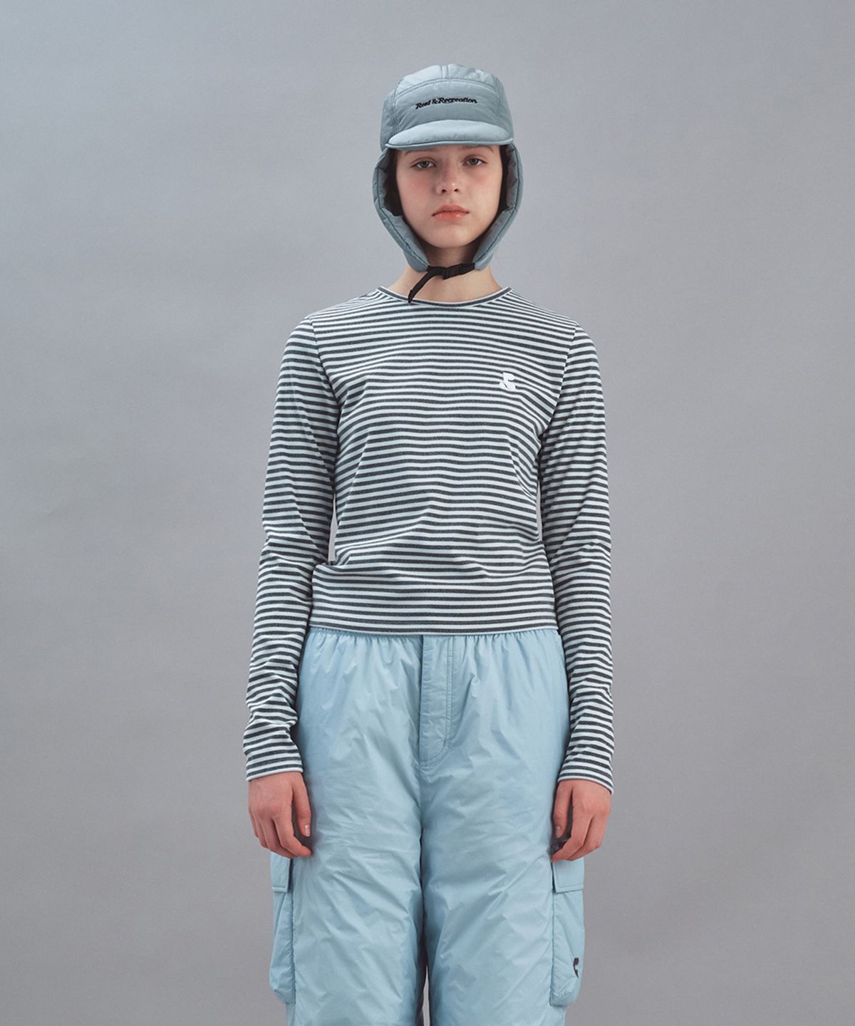 레스트앤레크레이션(REST&RECREATION) PADDING TRAPPER HAT - GREY