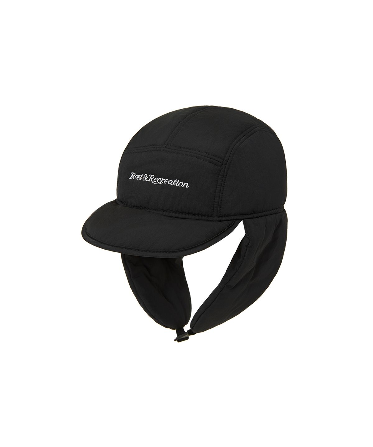 레스트앤레크레이션(REST&RECREATION) PADDING TRAPPER HAT - BLACK