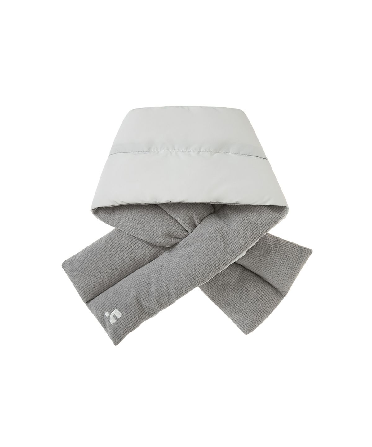 레스트앤레크레이션(REST&RECREATION) REVERSIBLE DOWN MUFFLER - LIGHT GREY