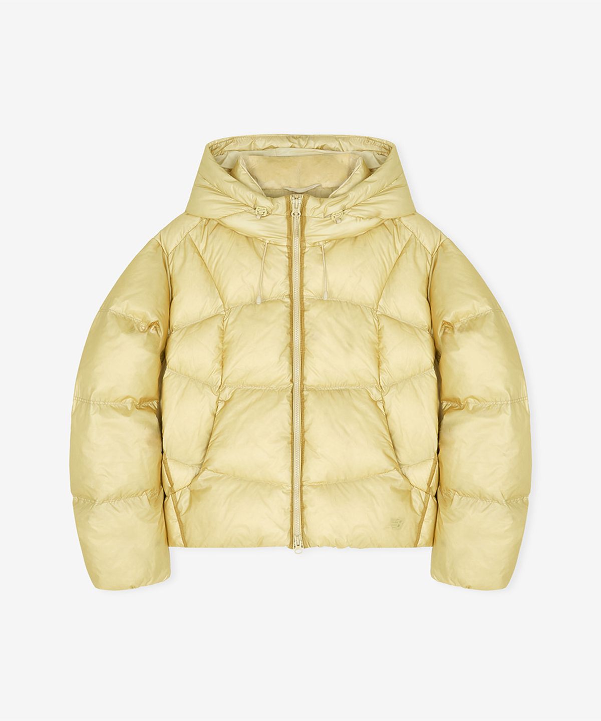 뉴발란스(NEW BALANCE) NBNPG4W012 / WOMEN 플라잉 77 후드형 헤비다운 (B/YELLOW)