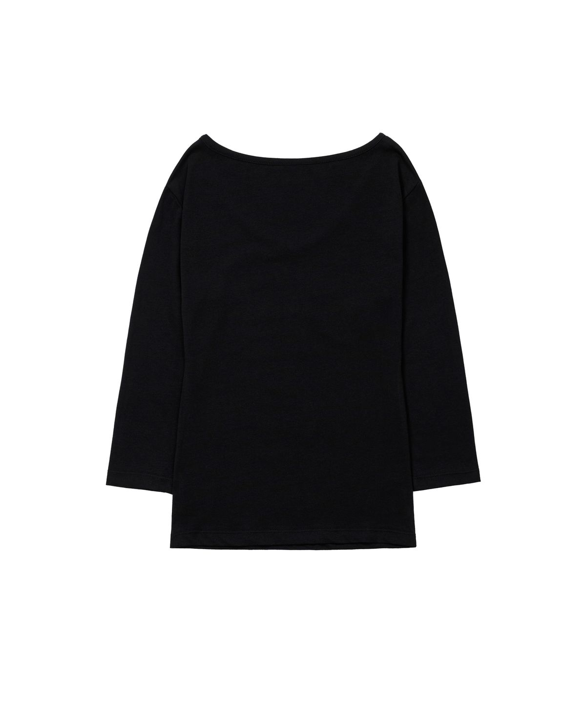 웰빙익스프레스(WELLBEING EXPRESS) V neck 3/4 sleeve Black