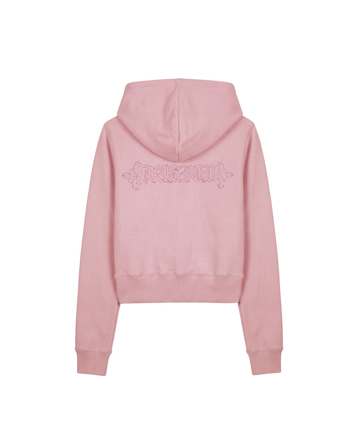 파시온(PASION) 엠블럼 글리터 후드집업_라이트 핑크 Emblem Glitter Hood Zip-Up_Light Pink