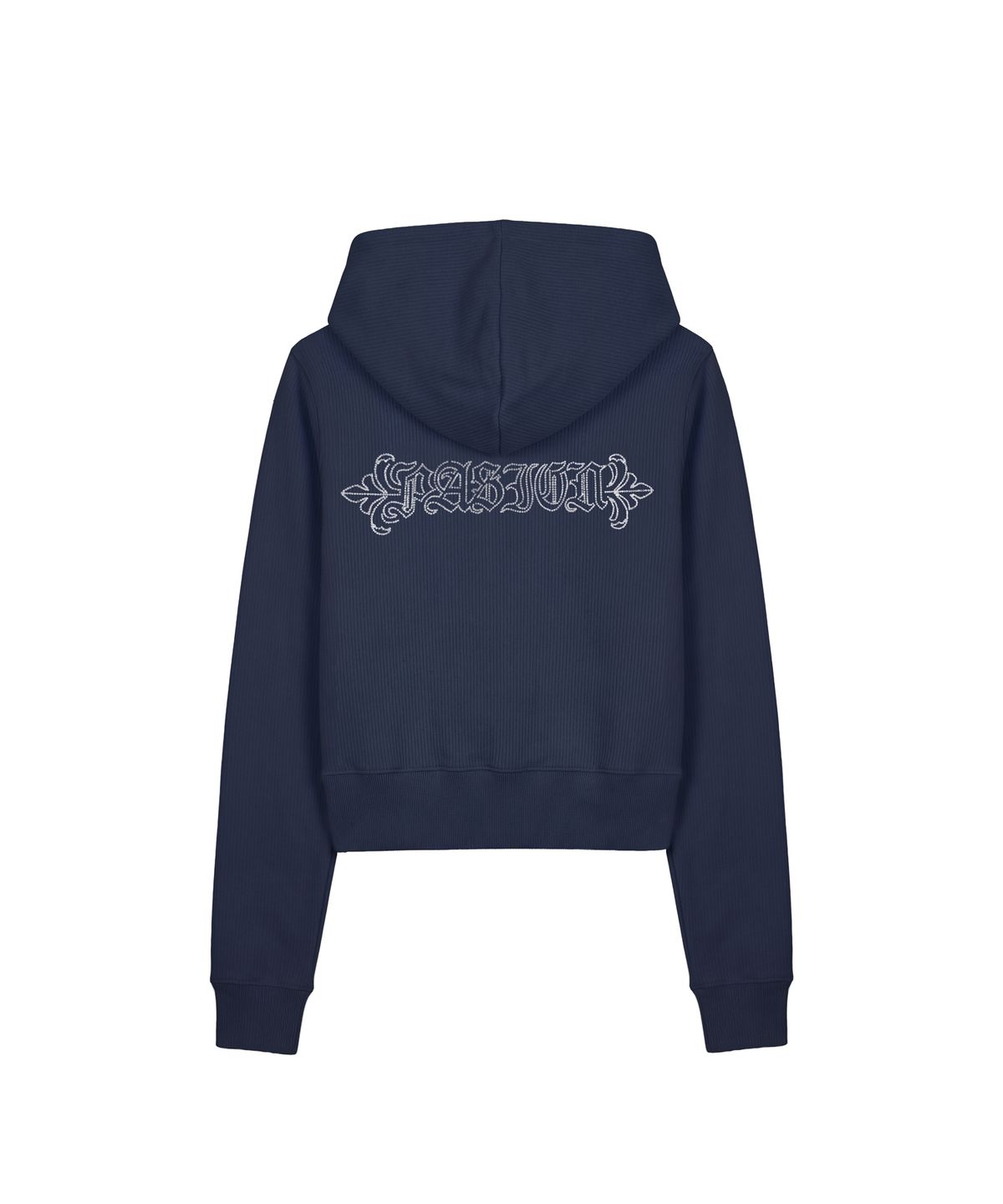 파시온(PASION) 엠블럼 글리터 후드집업_네이비 Emblem Glitter Hood Zip-Up_Navy