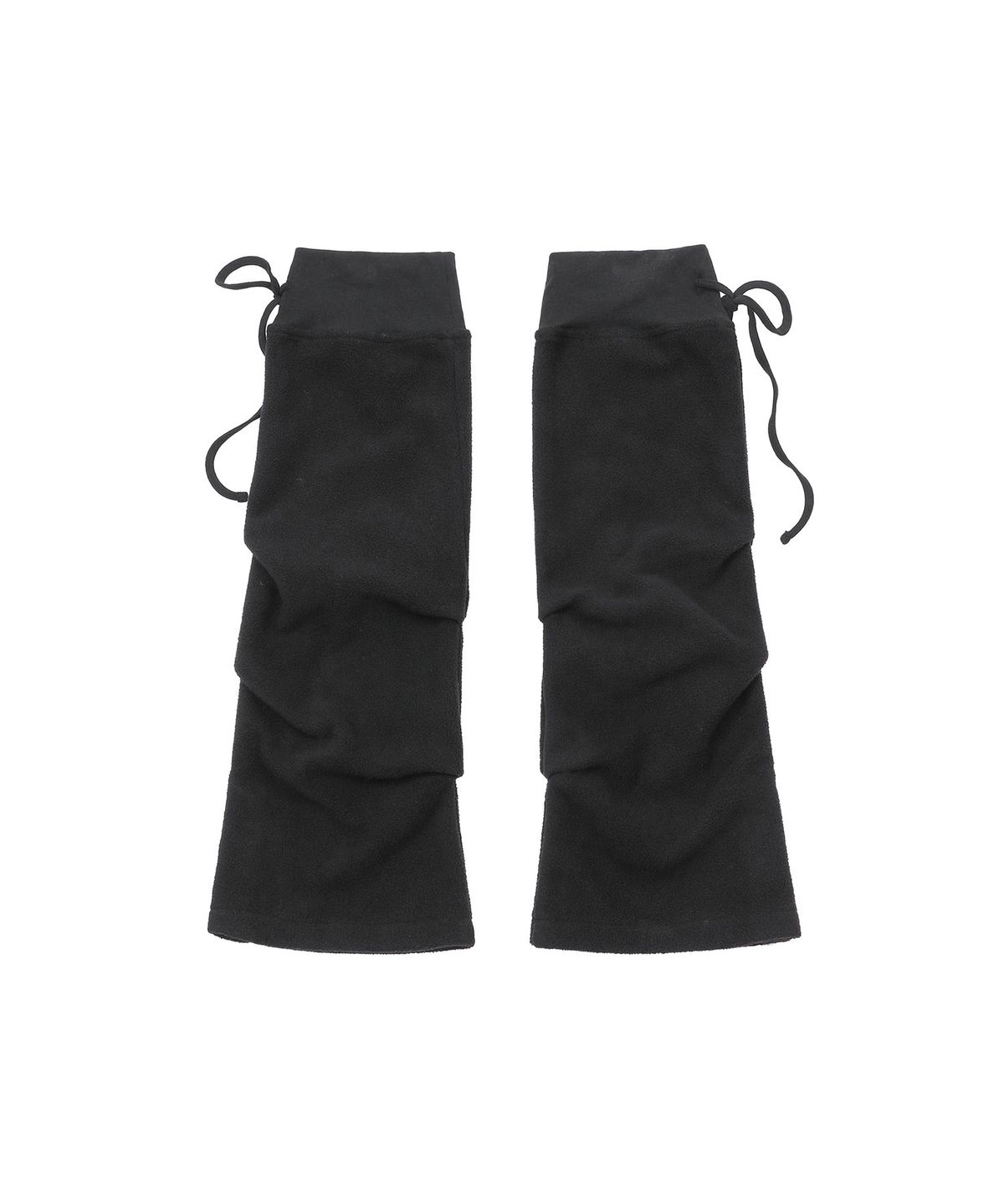 미세키서울(MISEKI SEOUL) Button fleece leg warmer BLACK