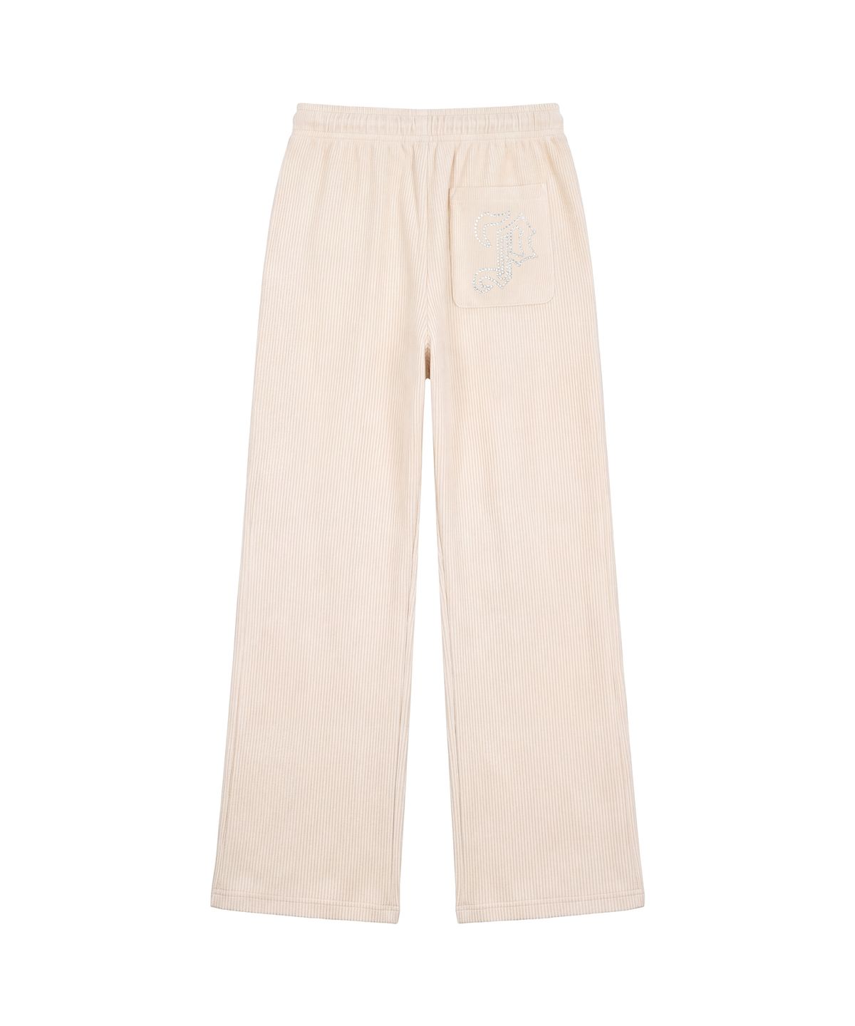 파시온(PASION) 엠블럼 글리터 로우라이즈 이지 팬츠_크림 Emblem Glitter Ezzy Pants_Cream