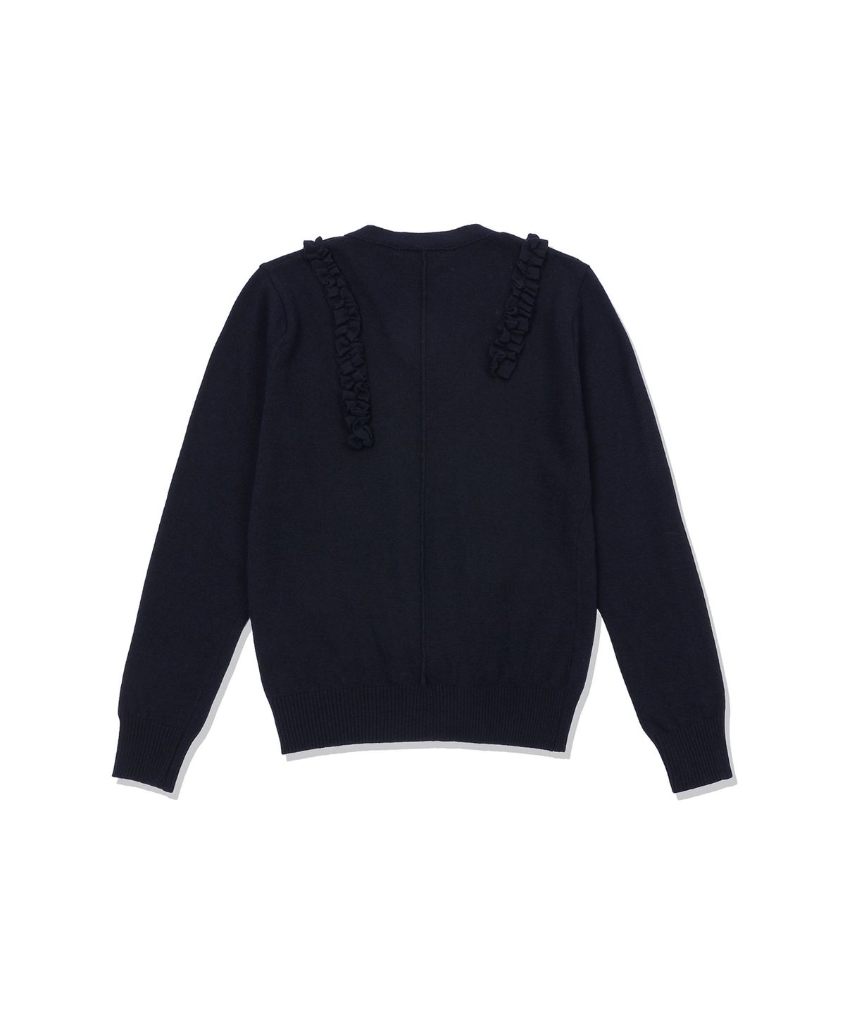 신앤리(SSIN AND LEE) Milan Frill Knit Cardigan Navy