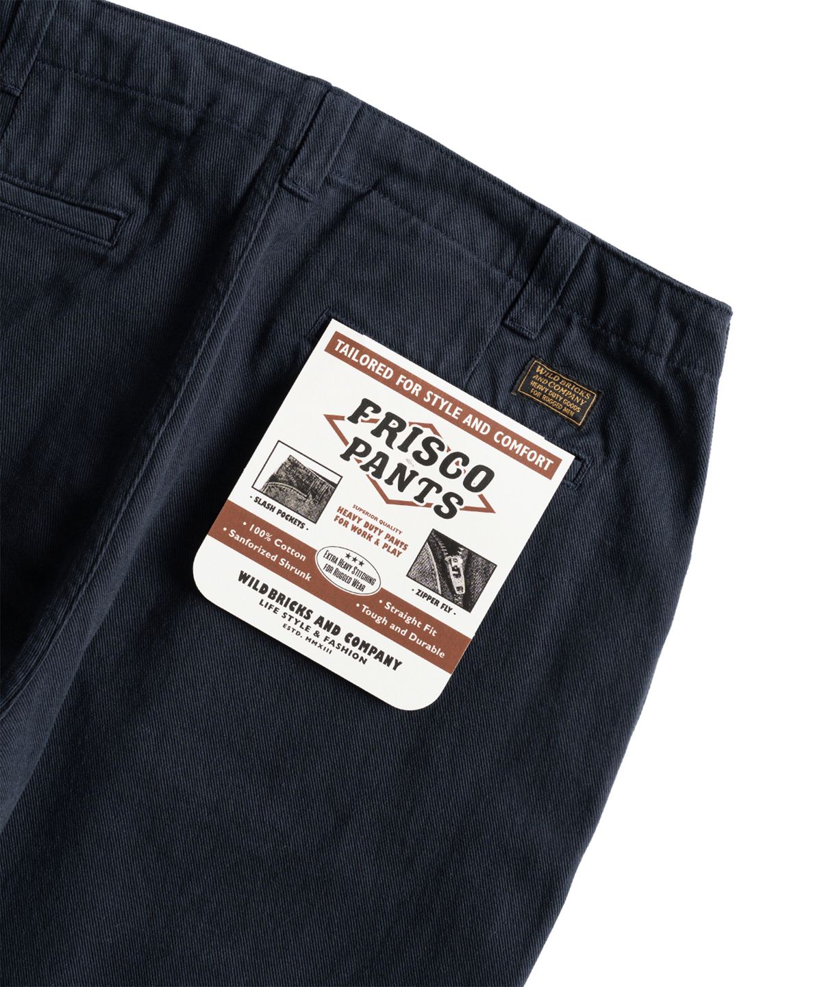 와일드 브릭스(WILD BRICKS) W26 FRISCO PANTS (navy)