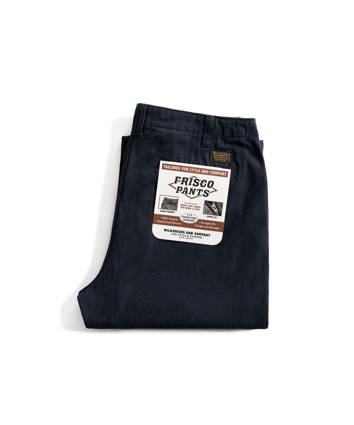 와일드 브릭스(WILD BRICKS) W26 FRISCO PANTS (navy)