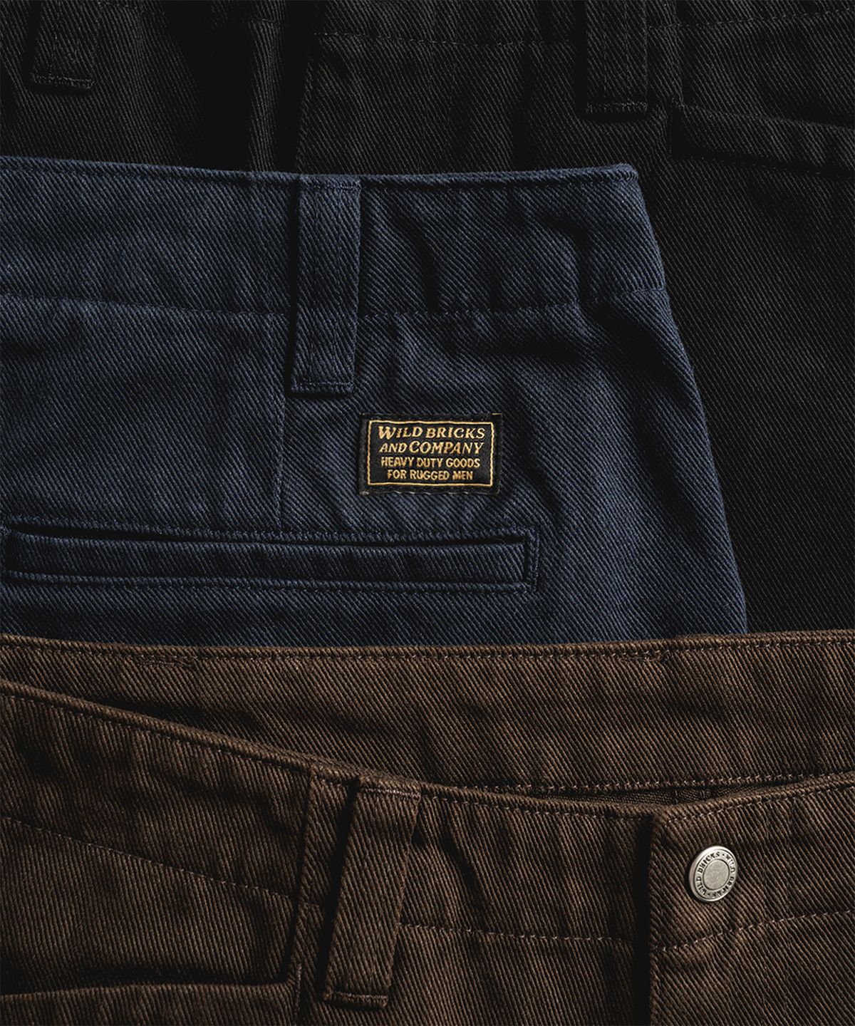 와일드 브릭스(WILD BRICKS) W26 FRISCO PANTS (black)