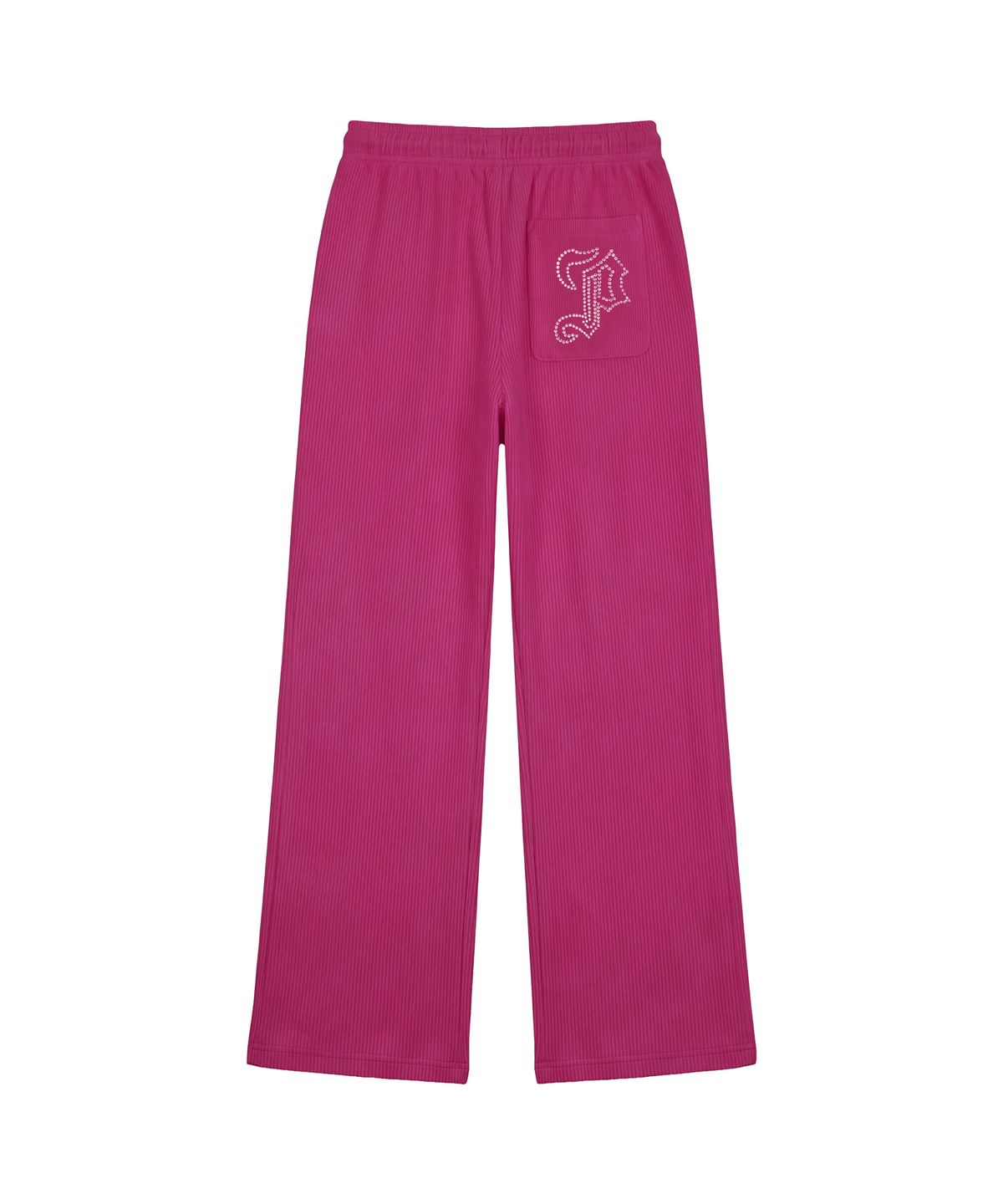 파시온(PASION) 엠블럼 글리터 로우라이즈 이지 팬츠_핑크 Emblem Glitter Ezzy Pants_Pink