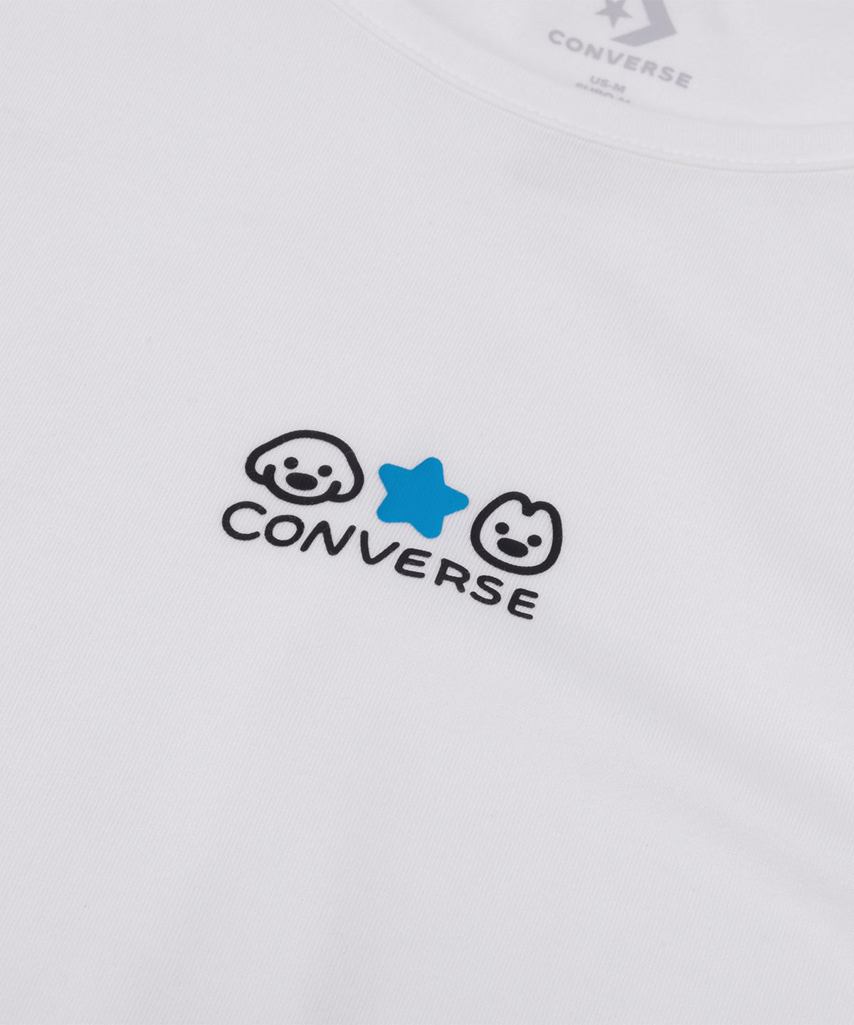 컨버스(CONVERSE) 컨버스 & 마츠이 슬림 페미닌 롱슬리브 티셔츠 에그렛 WCK387-W2Y